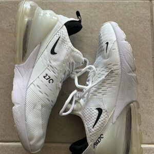 Nike Air Max 270 White and Black Sneakers